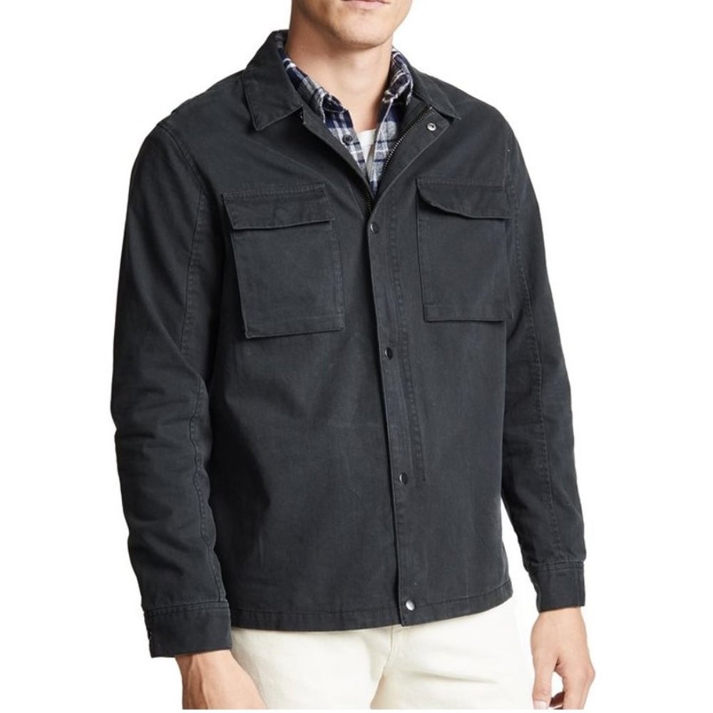 Rails Zip/Snap Shirt Jacket - M
